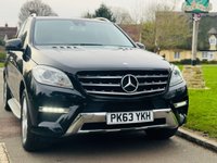 USED 2013 63 MERCEDES-BENZ M-CLASS 2.1 ML250 BlueTEC AMG Sport SUV 5dr Diesel G-Tronic 4WD Euro 6 (s/s) (204 ps) LOW MILES+LEATHER+SAT NAV+ULEZ