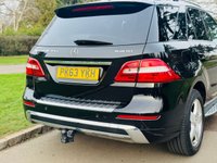 USED 2013 63 MERCEDES-BENZ M-CLASS 2.1 ML250 BlueTEC AMG Sport SUV 5dr Diesel G-Tronic 4WD Euro 6 (s/s) (204 ps) LOW MILES+LEATHER+SAT NAV+ULEZ