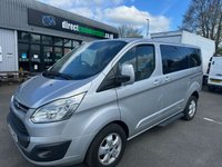 USED 2017 67 FORD TOURNEO CUSTOM 2.0 310 EcoBlue Titanium WHEELCHAIR ACCESS  Diesel Manual L1 Euro 6 (130 ps)  JUST 64K FSH !!!! 4 SEATS AND WHEELCHAIR RAMP !!!!