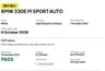 USED 2021 71 BMW 3 SERIES 2.0 330e 12kWh M Sport Saloon 4dr Petrol Plug-in Hybrid Auto Euro 6 (s/s) (292 ps) Full BMW Service History  |  1 Owner From Brand New  |  2 Keys