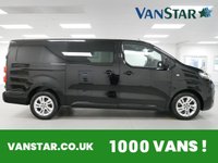 USED 2022 22 VAUXHALL VIVARO 3100 2.0 D 145 BHP L2  ELITE AUTOMATIC CREW 6 SEATER ( NO VAT ) AUTOMATIC | 6 SEATS | L2 LONG | NO VAT !