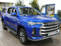 USED 2023 73 MAXUS T90EV 88.5kWh Elite Pickup Double Cab 4dr Electric Auto RWD (177 ps) CARPLAY LEATHER INTERIOR REAR VIEW CAMERA PARKING SENSORS 1 OWNER MAXUS WARRANTY TILL DEC 2028