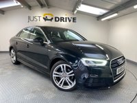 USED 2019 69 AUDI A3 1.6 TDI 30 S line Saloon 4dr Diesel Manual Euro 6 (s/s) (116 ps) NAVIGATION, CRUISE, BLUETOOTH.