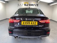 USED 2019 69 AUDI A3 1.6 TDI 30 S line Saloon 4dr Diesel Manual Euro 6 (s/s) (116 ps) NAVIGATION, CRUISE, BLUETOOTH.
