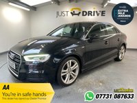 USED 2019 69 AUDI A3 1.6 TDI 30 S line Saloon 4dr Diesel Manual Euro 6 (s/s) (116 ps) NAVIGATION, CRUISE, BLUETOOTH.