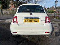 USED 2020 70 FIAT 500 1.0 MHEV Lounge Hatchback 3dr Petrol Manual Euro 6 (s/s) (70 bhp) Panoramic glass sunroof