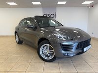 USED 2014 52 PORSCHE MACAN 3.0 TD V6 S SUV 5dr Diesel PDK 4WD Euro 6 (s/s) (258 ps) BROWN LEATHER, AIR CONDITIONING, PANORAMIC ROOF SYSTEM, HEATED FRONT SEATS, PCM, REVERSE CAMERA INC PARK ASSIST FRONT & REAR, BI XENONS, CRUISE CONTROL, BOSE SURROUND SOUND SYSTEM, TELEPHOEN MODULE, 19&rdquo; MACAN TURBO ALLOY WHEELS, HIGH GLOSS WINDOW TRIMS IN BLACK, MULTI FUNCTION STEERING WHEEL,  AUTOMATIC DIM INTERIOR & EXTERIOR MIRRORS