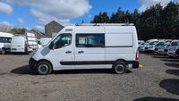 USED 2020 69 VAUXHALL MOVANO L2 H2 Crew Van with Integrated Mess Unit With Air Conditioning Cdti 130 PS. FREE 3 YEAR WARRANTY COVER ON THIS VAN   A supremely versatile and well-equipped vehicle, perfectly configured for teams requiring both substantial cargo capacity and on-the-go amenity space. Only 38,000 Miles .  This example is in great condition and boasts a comprehensive specification for comfort and functionality. It features a robust CDTi 130 PS engine, paired with essential travel comforts including Air Conditioning and Cruise Control. Practical additions like Front Fog Lights and a Speed Limiter enhance safety and control in all conditions.  The unique interior offers flexible seating for seven crew members. The integrated mess unit, complete with a fitted Table and Microwave, provides a dedicated space for breaks and planning. Rear Heating ensures comfort throughout the cabin.  This well-maintained van has had just one owner from new. Its history is supported by three services recorded on the printout.  An outstanding, ready-to-work proposition combining space, specification, and proven history.  Discover this exceptional and highly practical Movano today.  