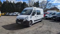 USED 2020 69 VAUXHALL MOVANO L2 H2 Crew Van with Integrated Mess Unit With Air Conditioning Cdti 130 PS. FREE 3 YEAR WARRANTY COVER ON THIS VAN   A supremely versatile and well-equipped vehicle, perfectly configured for teams requiring both substantial cargo capacity and on-the-go amenity space. Only 38,000 Miles .  This example is in great condition and boasts a comprehensive specification for comfort and functionality. It features a robust CDTi 130 PS engine, paired with essential travel comforts including Air Conditioning and Cruise Control. Practical additions like Front Fog Lights and a Speed Limiter enhance safety and control in all conditions.  The unique interior offers flexible seating for seven crew members. The integrated mess unit, complete with a fitted Table and Microwave, provides a dedicated space for breaks and planning. Rear Heating ensures comfort throughout the cabin.  This well-maintained van has had just one owner from new. Its history is supported by three services recorded on the printout.  An outstanding, ready-to-work proposition combining space, specification, and proven history.  Discover this exceptional and highly practical Movano today.  