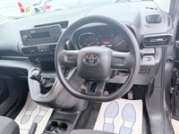 USED 2022 22 TOYOTA PROACE CITY Grey 1.5 BlueHDi Euro 6 panel van, 47,900 miles, ULEZ compliant, 6-Speed manual, 5in Touchscreen, Bluetooth, DAB, Air Conditioning. Plus VAT @ 20%! This 2022 Toyota PROACE CITY Active Short Panel Van SWB Euro 6 (s/s) 5dr boasts a single owner and a recent service in March 2024 at 24,580 miles, ensuring excellent provenance.  Powered by an efficient 1.5L BlueHDi diesel engine, this Euro 6 compliant van offers a compelling fuel economy of 51 mpg and benefits from low CO2 emissions.  The Active trim level includes practical features such as automatic headlights, manual air conditioning for a comfortable cabin, and Bluetooth connectivity for se