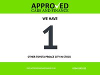 USED 2022 22 TOYOTA PROACE CITY Grey 1.5 BlueHDi Euro 6 panel van, 47,900 miles, ULEZ compliant, 6-Speed manual, 5in Touchscreen, Bluetooth, DAB, Air Conditioning. Plus VAT @ 20%! This 2022 Toyota PROACE CITY Active Short Panel Van SWB Euro 6 (s/s) 5dr boasts a single owner and a recent service in March 2024 at 24,580 miles, ensuring excellent provenance.  Powered by an efficient 1.5L BlueHDi diesel engine, this Euro 6 compliant van offers a compelling fuel economy of 51 mpg and benefits from low CO2 emissions.  The Active trim level includes practical features such as automatic headlights, manual air conditioning for a comfortable cabin, and Bluetooth connectivity for se