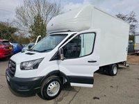 USED 2022 22 FORD TRANSIT White 2.0 350 EcoBlue Euro 6 Luton , 74,000 miles, ULEZ compliant, 6-speed manual, Bluetooth, electric tail lift, Double Rear Wheels. Plus VAT @ 20%! This 2022 Ford Transit 2.0 350 EcoBlue Leader RWD L3 Euro 6 (s/s) 2dr is a superb example, having been owned by only one person since new. This reliable 350 Leader variant, in its Leader trim, is powered by an efficient 2.0 litre diesel engine and meets the Euro 6 emissions standard. It offers a substantial towing weight of 2750 kg, making it a capable workhorse. Notable features include door mirrors with blind spot eliminator and integrated side indicators, which incorporate Blind Spot Assistan