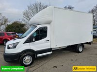 USED 2022 22 FORD TRANSIT White 2.0 350 EcoBlue Euro 6 Luton , 74,000 miles, ULEZ compliant, 6-speed manual, Bluetooth, electric tail lift, Double Rear Wheels. Plus VAT @ 20%! This 2022 Ford Transit 2.0 350 EcoBlue Leader RWD L3 Euro 6 (s/s) 2dr is a superb example, having been owned by only one person since new. This reliable 350 Leader variant, in its Leader trim, is powered by an efficient 2.0 litre diesel engine and meets the Euro 6 emissions standard. It offers a substantial towing weight of 2750 kg, making it a capable workhorse. Notable features include door mirrors with blind spot eliminator and integrated side indicators, which incorporate Blind Spot Assistan