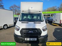 USED 2022 22 FORD TRANSIT White 2.0 350 EcoBlue Euro 6 Luton , 75,000 miles, ULEZ compliant, 6-speed manual, Bluetooth, electric tail lift, Double Rear Wheels. Plus VAT @ 20%! This 2022 Ford Transit 350 Leader van has had only one owner from new, offering a well maintained and reliable option for your business needs.  Powered by a 2.0 litre EcoBlue diesel engine, this Euro 6 compliant model is registered in 2022 and features rear wheel drive for robust performance.  It comes with a 12 month MOT for your peace of mind and boasts a substantial towing weight of 2750 kg.  Inside, you'll find a 4.2 inch monochrome TFT screen with the new SYNC 4 system, including Bluetooth