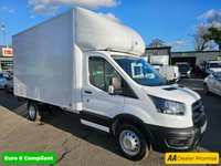 USED 2022 22 FORD TRANSIT White 2.0 350 EcoBlue Euro 6 Luton , 75,000 miles, ULEZ compliant, 6-speed manual, Bluetooth, electric tail lift, Double Rear Wheels. Plus VAT @ 20%! This 2022 Ford Transit 350 Leader van has had only one owner from new, offering a well maintained and reliable option for your business needs.  Powered by a 2.0 litre EcoBlue diesel engine, this Euro 6 compliant model is registered in 2022 and features rear wheel drive for robust performance.  It comes with a 12 month MOT for your peace of mind and boasts a substantial towing weight of 2750 kg.  Inside, you'll find a 4.2 inch monochrome TFT screen with the new SYNC 4 system, including Bluetooth