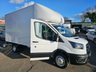 USED 2022 22 FORD TRANSIT White 2.0 350 EcoBlue Euro 6 Luton , 75,000 miles, ULEZ compliant, 6-speed manual, Bluetooth, electric tail lift, Double Rear Wheels. Plus VAT @ 20%! This 2022 Ford Transit 350 Leader van has had only one owner from new, offering a well maintained and reliable option for your business needs.  Powered by a 2.0 litre EcoBlue diesel engine, this Euro 6 compliant model is registered in 2022 and features rear wheel drive for robust performance.  It comes with a 12 month MOT for your peace of mind and boasts a substantial towing weight of 2750 kg.  Inside, you'll find a 4.2 inch monochrome TFT screen with the new SYNC 4 system, including Bluetooth