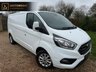 USED 2021 21 FORD TRANSIT CUSTOM 2.0 300 EcoBlue Limited Panel Van 5dr Diesel Manual L2 H1 Euro 6 (s/s) (130 ps) FORD TRANSIT CUSTOM 2.0 EBL 130 300 LWB LIMITED L/R PanelVan