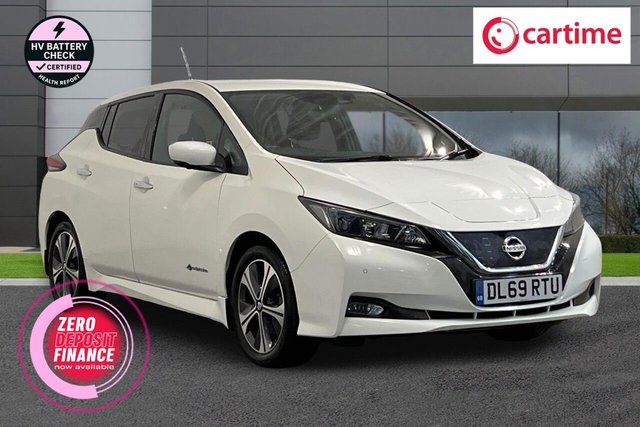View our Nissan Leaf 40kWh N-Connecta Hatchback 5dr Electric Auto (150 ps) Rear View Camera, Android Auto / Apple CarPlay, Tech Pack, Heat Pack, 17In Alloys