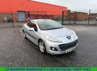 USED 2014 PEUGEOT 207 1.6 VTi Active Convertible 2dr Petrol Manual Euro 5 (120 ps) 12 MONTH' S WARRANTY,