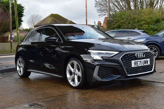 2021 AUDI A3 1.0 TFSI 30 S line Sportback 5dr Petrol S Tronic Euro 6 (s/s) (110 ps)