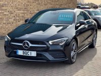 USED 2021 21 MERCEDES-BENZ CLA 1.3 CLA250e 15.6kWh AMG Line (Premium Plus) Coupe 4dr Cosmos Black Petrol Plug-in Hybrid 8G-DCT Euro 6 (s/s) (218 ps) BEAUTIFUL CLA PANORAMIC TILT & SLIDE SUNROOF HEATED LEATHER APPLE CARPLAY AMG ALLOY WHEELS