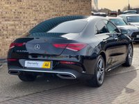 USED 2021 21 MERCEDES-BENZ CLA 1.3 CLA250e 15.6kWh AMG Line (Premium Plus) Coupe 4dr Cosmos Black Petrol Plug-in Hybrid 8G-DCT Euro 6 (s/s) (218 ps) BEAUTIFUL CLA PANORAMIC TILT & SLIDE SUNROOF HEATED LEATHER APPLE CARPLAY AMG ALLOY WHEELS