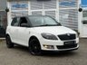 USED 2013 13 SKODA FABIA 1.6 TDI Monte Carlo TECH Hatchback 5dr Diesel Manual Euro 5 (105 ps) Finished in CANDY WHITE with contrasting GREY SPORTS TRIM. This Skoda Fabia Monte Carlo is the most luxurious supermini Skoda offers. It is also good value, practical comfortable and low running costs. Features include Sat Nav, B/tooth, 17" Sports Alloys, Black Roof and Spoiler, Front Fogs, &pound;25 Road Tax and much more. Dealer serviced at 7409 miles, 15006 miles, 23817 miles, 35908 miles, 58761 miles and then at 59487 miles, 82630 miles and at 94006 miles.