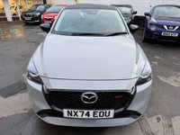 USED 2024 74 MAZDA MAZDA2 1.5 e-SKYACTIV G MHEV Homura Aka Hatchback 5dr Petrol Manual Euro 6 (s/s) (90 ps) Colour Sat Nav DAB USB BT Alcantara