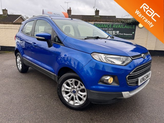 2014 FORD ECOSPORT 2014 1.5 TDCi Titanium SUV 5dr Diesel Manual 2WD Euro 5 (90 ps)
        
          £35 TAX! 2 KEYS, FORD HISTORY