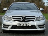 USED 2013 13 MERCEDES-BENZ C-CLASS 1.6 C180 BlueEfficiency AMG Sport Coupe 2dr Petrol G-Tronic+ Euro 5 (s/s) (156 ps) 