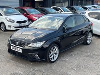 USED 2018 18 SEAT IBIZA 1.0 TSI FR Hatchback 5dr Petrol Manual Euro 6 (s/s) (95 ps) FSDH + CRUISE + SAT NAV + CARPLAY + SENSORS