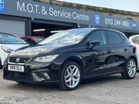 USED 2018 18 SEAT IBIZA 1.0 TSI FR Hatchback 5dr Petrol Manual Euro 6 (s/s) (95 ps) FSDH + CRUISE + SAT NAV + CARPLAY + SENSORS