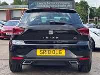 USED 2018 18 SEAT IBIZA 1.0 TSI FR Hatchback 5dr Petrol Manual Euro 6 (s/s) (95 ps) FSDH + CRUISE + SAT NAV + CARPLAY + SENSORS