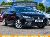 USED 2018 18 SEAT IBIZA 1.0 TSI FR Hatchback 5dr Petrol Manual Euro 6 (s/s) (95 ps) FSDH + CRUISE + SAT NAV + CARPLAY + SENSORS