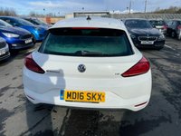 USED 2016 16 VOLKSWAGEN SCIROCCO 1.4 Petrol (TSI), BlueMotion Tech GT, Hatchback, 3 Door, Manual, Euro 6. FULL 12 MONTH MOT WITH EVERY CAR