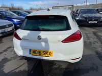 USED 2016 16 VOLKSWAGEN SCIROCCO 1.4 Petrol (TSI), BlueMotion Tech GT, Hatchback, 3 Door, Manual, Euro 6. FULL 12 MONTH MOT WITH EVERY CAR