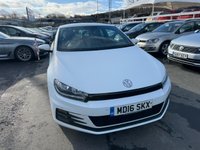 USED 2016 16 VOLKSWAGEN SCIROCCO 1.4 Petrol (TSI), BlueMotion Tech GT, Hatchback, 3 Door, Manual, Euro 6. FULL 12 MONTH MOT WITH EVERY CAR