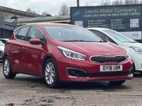 USED 2018 18 KIA CEED 1.6 GDi 2 Hatchback 5dr Petrol Manual Euro 6 (s/s) (133 bhp) LOW MILES 19K + SAT NAV + FSH + CARPLAY + HD CAMERA + AC