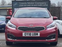USED 2018 18 KIA CEED 1.6 GDi 2 Hatchback 5dr Petrol Manual Euro 6 (s/s) (133 bhp) LOW MILES 19K + SAT NAV + FSH + CARPLAY + HD CAMERA + AC