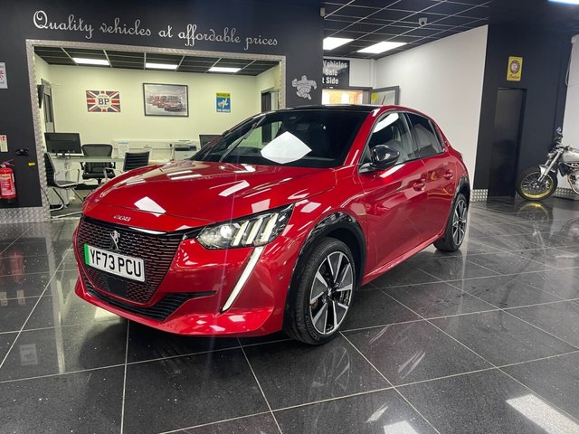 2023 73 Peugeot E-208 50kWh GT Premium Hatchback 5dr Electric Auto (7kW Charger) (136 ps)