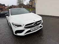 USED 2020 20 MERCEDES-BENZ CLA 2.0 CLA35 AMG (Premium Plus) Coupe 4dr Petrol 7G-DCT 4MATIC Euro 6 (s/s) (306 ps) MERCEDES ME*SAT NAV*19"S