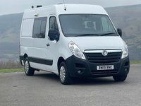 USED 2019 19 VAUXHALL MOVANO 2.3 CDTi 3500 Panel Van 5dr Diesel Manual FWD L2 H2 Euro 6 (130 ps) Camper Van, Heating, Fridge