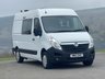USED 2019 19 VAUXHALL MOVANO 2.3 CDTi 3500 Panel Van 5dr Diesel Manual FWD L2 H2 Euro 6 (130 ps) Camper Van, Heating, Fridge