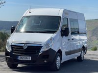 USED 2019 19 VAUXHALL MOVANO 2.3 CDTi 3500 Panel Van 5dr Diesel Manual FWD L2 H2 Euro 6 (130 ps) 5 Seat, Welfare Mess Van, Diesel Heater,