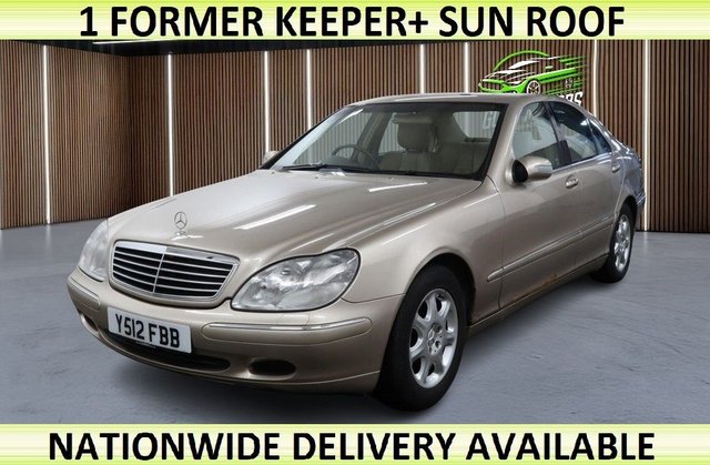 2001 S CLASS 3.2 S320 SALOON 4DR PETROL AUTOMATIC 276 G KM, 221 BHP ULEZ... photo