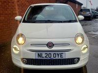 USED 2020 20 FIAT 500 1.2 Lounge Hatchback 3dr Petrol Manual Euro 6 (s/s) (69 bhp) 1 OWNER - SERVIVE HISTORY + TIMING BELT