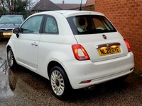 USED 2020 20 FIAT 500 1.2 Lounge Hatchback 3dr Petrol Manual Euro 6 (s/s) (69 bhp) 1 OWNER - SERVIVE HISTORY + TIMING BELT