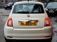 USED 2020 20 FIAT 500 1.2 Lounge Hatchback 3dr Petrol Manual Euro 6 (s/s) (69 bhp) 1 OWNER - SERVIVE HISTORY + TIMING BELT