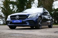 USED 2021 21 MERCEDES-BENZ C-CLASS 2.0 C300de 13.5kWh AMG Line Night Edition (Premium Plus) Estate 5dr Diesel Plug-in Hybrid G-Tronic+ Euro 6 (s/s) (306 ps) LUNAR BLUE METALLIC PAINTWORK + 360 CAMERA + SUNROOF + APPLE CARPLAY