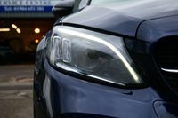 USED 2021 21 MERCEDES-BENZ C-CLASS 2.0 C300de 13.5kWh AMG Line Night Edition (Premium Plus) Estate 5dr Diesel Plug-in Hybrid G-Tronic+ Euro 6 (s/s) (306 ps) LUNAR BLUE METALLIC PAINTWORK + 360 CAMERA + SUNROOF + APPLE CARPLAY